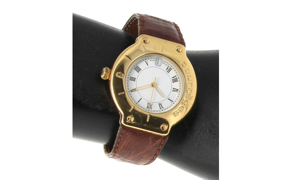 COURREGES - Montre bracelet de dame, boi