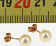 Paire de puces d'oreilles en or jaune 75