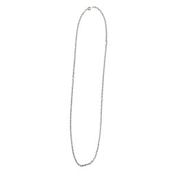 Chaîne en argent, poinçon crabe, poids 1