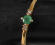 Bague en vermeil 925ème sertie d'un chry