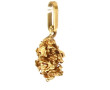 Pendentif forme pépite en or jaune 18 ct