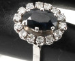 Bague en or gris 18 carats et platine, p