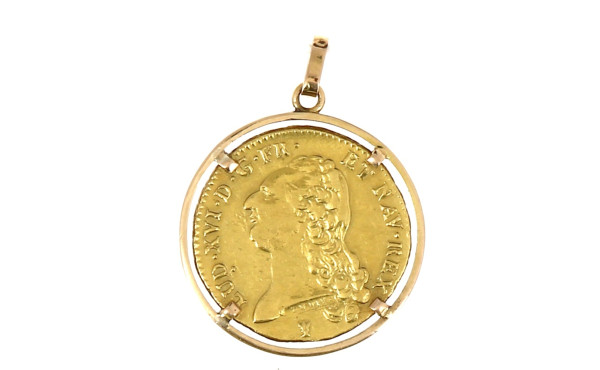 Double Louis d'or Louis XVI 1787 Iimoges