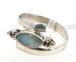 Bague en argent 925ème et pierre de lune