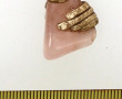 Pendentif en quartz rose et céramique su