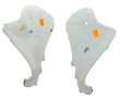 DESVRES - Paire de cornets d'applique en