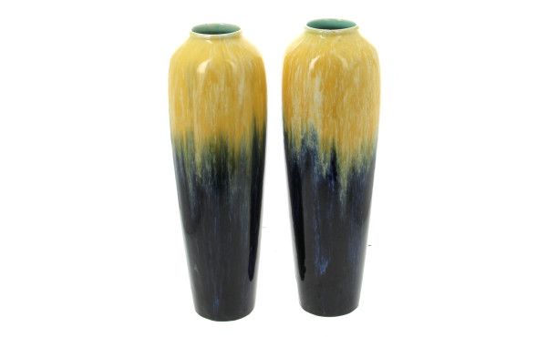 BOCH LA LOUVIERE - Paire de haut vases e