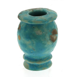 Petit pot ancien en céramique à glaçure 