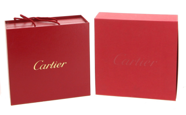 CARTIER - Deux boîtes vides H 11 x L 25 