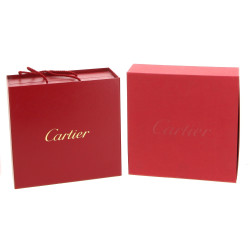 CARTIER - Deux boîtes vides H 11 x L 25 