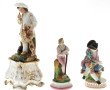 Porcelaines XIXè et Xxè - Lot de 3 statu