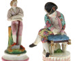 Porcelaines XIXè et Xxè - Lot de 3 statu