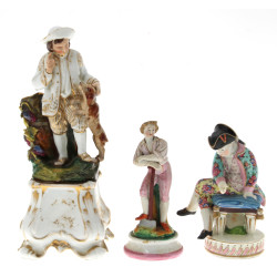 Porcelaines XIXè et Xxè - Lot de 3 statu