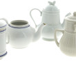 Lot de 3 verseuses en porcelaine dont un