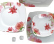 Service de table en porcelaine fleurie c