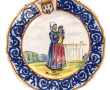 HR Quimper - Assiette à bords contours e