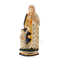 HB QUIMPER - "Ste Anne", statuette en fa