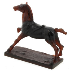 DAUM France - Cheval en pâte de verre, s