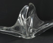Coupe de forme allongée en cristal, anné