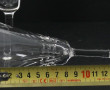 Service de verres à pied en cristal anné