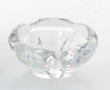 Vase de forme ovoïde en verre moucheté b