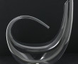 Originale carafe en verre soufflé, H 29,