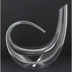 Originale carafe en verre soufflé, H 29,