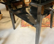 3 fauteuils en polycarbonate noir modèle