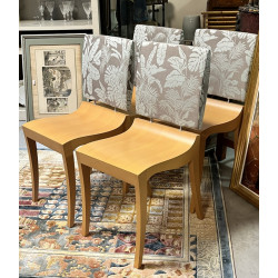 LIGNE ROSET - 4 chaises avec haut du do