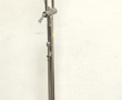 Petit lampadaire veilleuse en métal gris