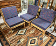 3 fauteuils en rotin