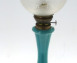 Lampe à pétrole électrifiée en verre cou
