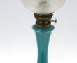 Lampe à pétrole électrifiée en verre cou