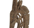 Scupture africaine en forme d'antilope 