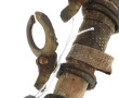 Pipe cérémonielle africaine en métal, pe