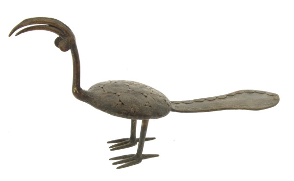 AFRIQUE - Sculpture en bronze africain s