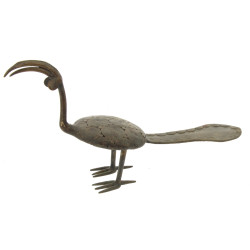 AFRIQUE - Sculpture en bronze africain s