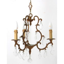 Deux paire d'appliques en bronze doré et