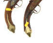 Fusil et deux pistolets nord-africain, v