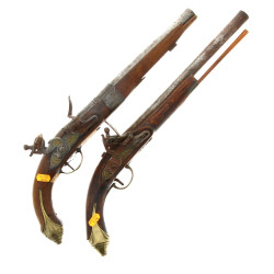 Fusil et deux pistolets nord-africain, v