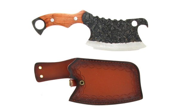 Couteau hâchoir de cuisine dans son étui