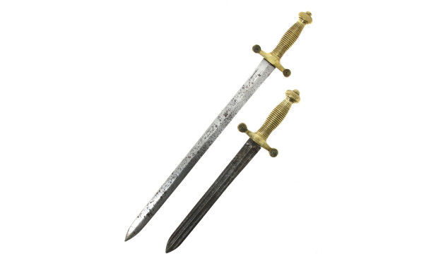 Lot de 2 glaives XIXème dont un transfor