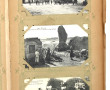 Vieil album de CPA garni d'un cinquantai