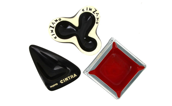 PUBLICITAIRE - Lot de 3 cendriers public