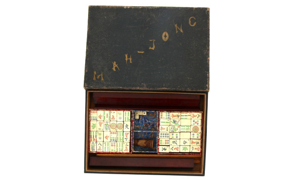 MAJONG - Jeu de majong en coffret, époqu