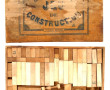 Jeu de construction début Xxème en bois