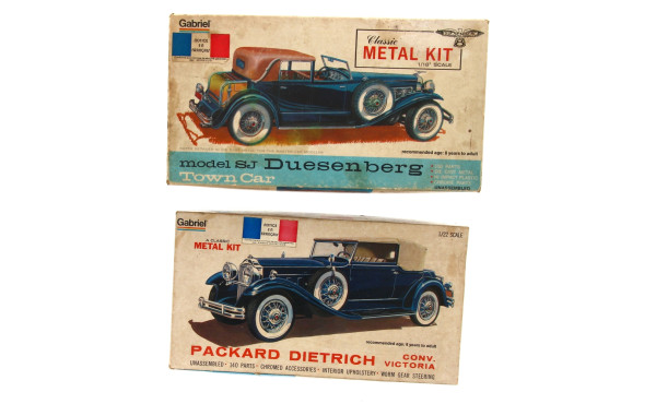 GABRIEL - Lot de 2 maquettes de voiture 