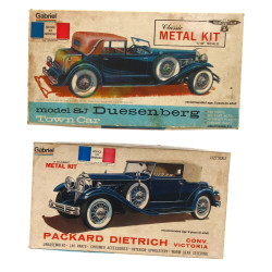 GABRIEL - Lot de 2 maquettes de voiture 