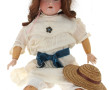 Poupée allemande ancienne tête porcelain