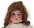 Poupée allemande ancienne tête porcelain